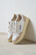 Autry Sneakers Medalist Low Obermaterial Wildleder Farbe Weiß 7100