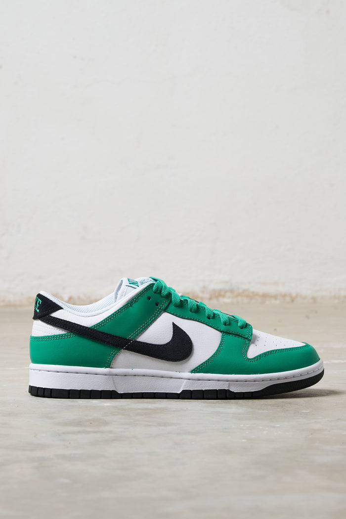 nike sneakers dunk low celtics pelle colore verde bianco 7836