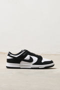 Nike 7805 Sneakers Dunk Low Retro in Pelle Colore Bianco Nero