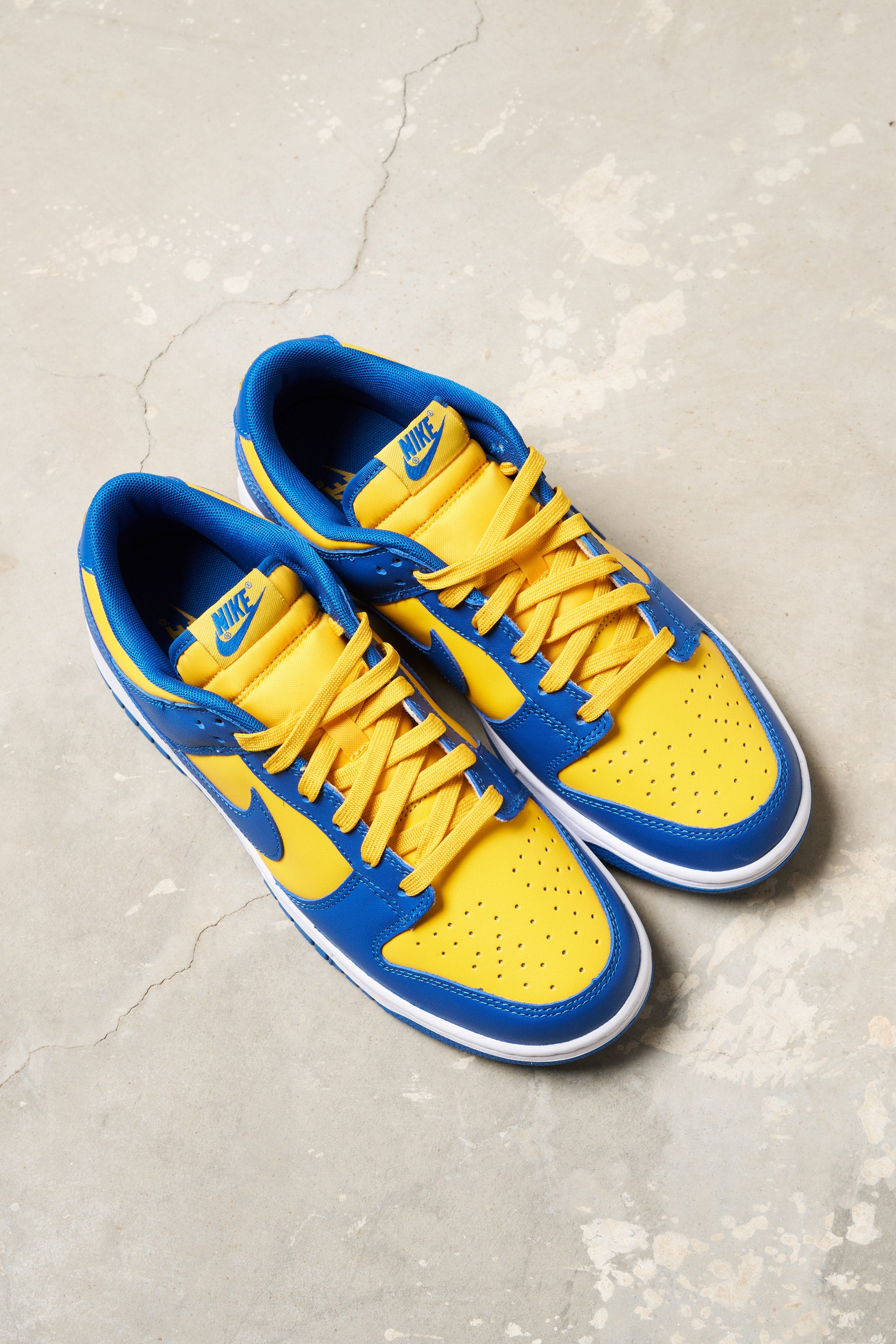 Nike Sneakers Low Retro UCLA Leather Blue Yellow kissuomo