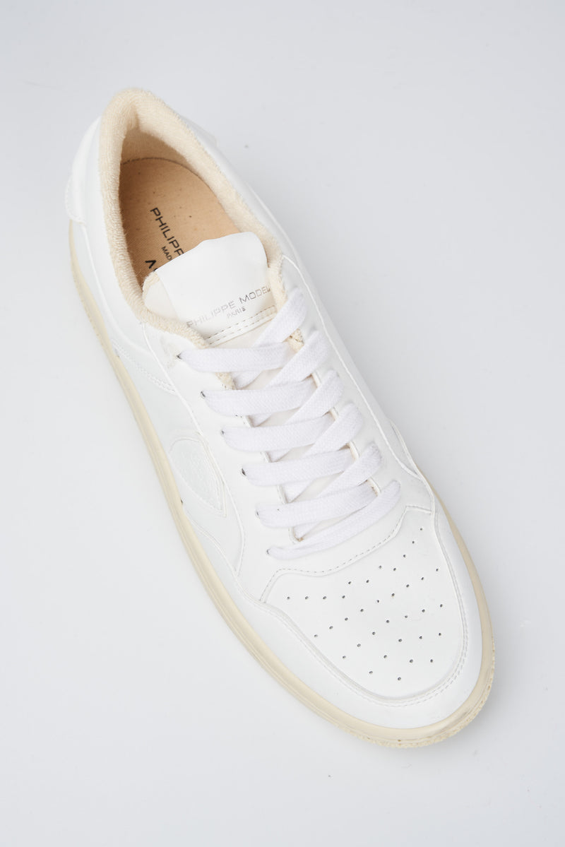 philippe model acbc sneakers lyon pelle colore bianco 6590